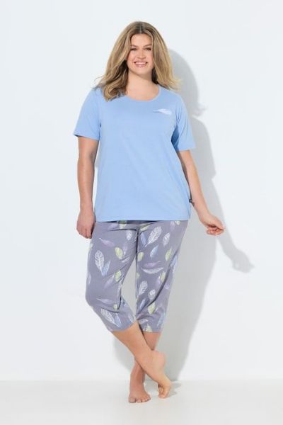 Veliki brojevi Pidžama kratkih rukava i dugih nogavica moda za punije