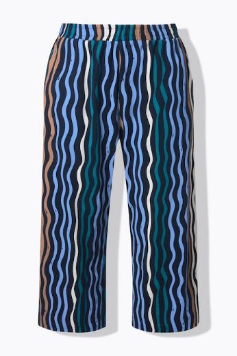 Plus size veliki brojevi Hlače širokih nogavica pamučne za punije