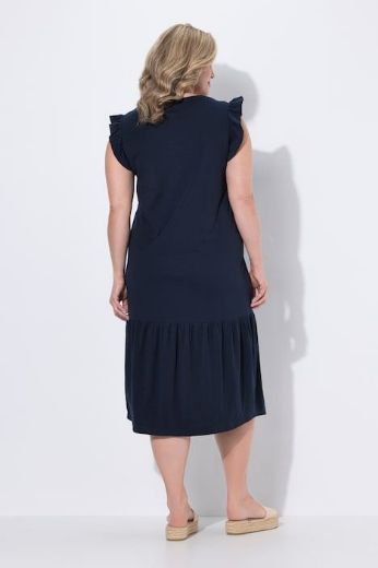 Plus size veliki brojevi Haljina midi bez rukava pamučna za punije