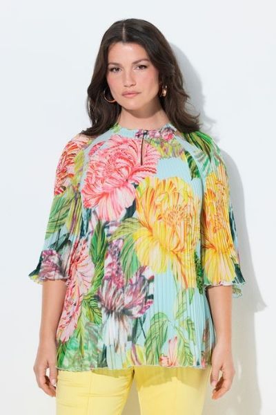 Veliki brojevi Bluza 3/4 rukava A kroja moda za punije