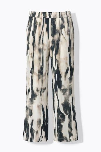 Plus size veliki brojevi Hlače širokih nogavica elastičnog struka za punije