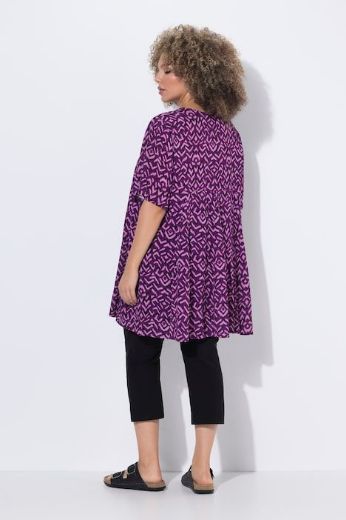 Plus size veliki brojevi Bluza kratkih rukava A kroja za punije