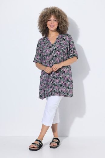 Plus size veliki brojevi Bluza kratkih rukava A kroja za punije