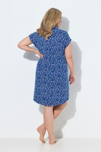 Plus size veliki brojevi Spavaćica kratkih rukava s kragnom za punije