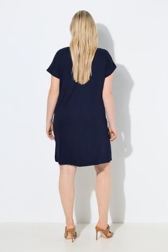 Plus size veliki brojevi Haljina elegantna kratkih rukava za punije