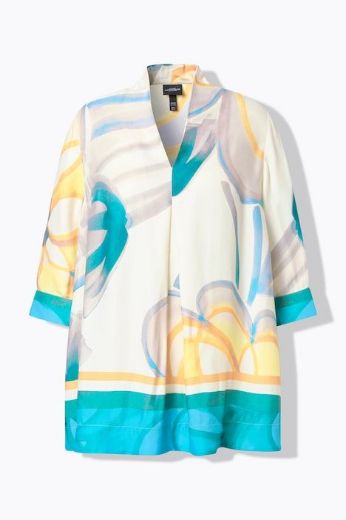 Plus size veliki brojevi Bluza 3/4 rukava od satena za punije