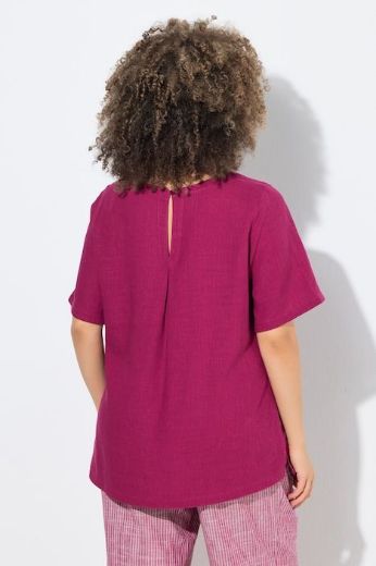 Plus size veliki brojevi Bluza kratkih rukava, okrugli izrez za punije