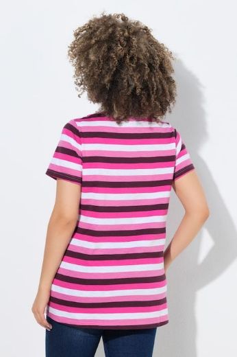 Plus size veliki brojevi Majica kratkih rukava V ovratnika za punije