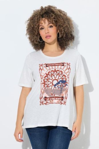 Plus size veliki brojevi Majica kratkih rukava okruglog izreza za punije