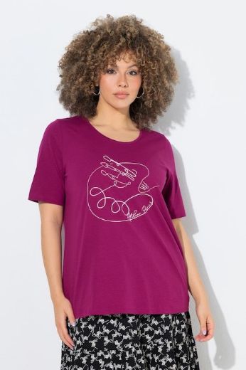 Plus size veliki brojevi Majica kratkih rukava okruglog izreza za punije