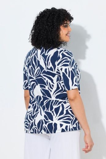 Plus size veliki brojevi Majica kratkih rukava V izreza za punije