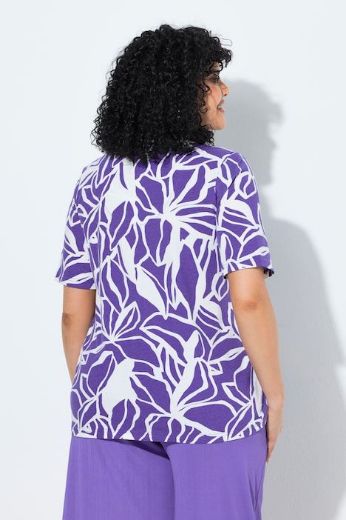 Plus size veliki brojevi Majica kratkih rukava V izreza za punije