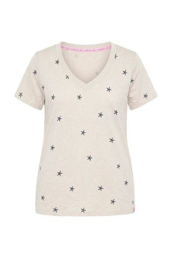 Plus size veliki brojevi Majica 1/2 rukava V izreza za punije