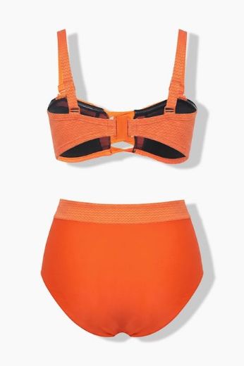 Plus size veliki brojevi Kupaći kostim bikini mekanih košarica i podesivih naramenica za punije