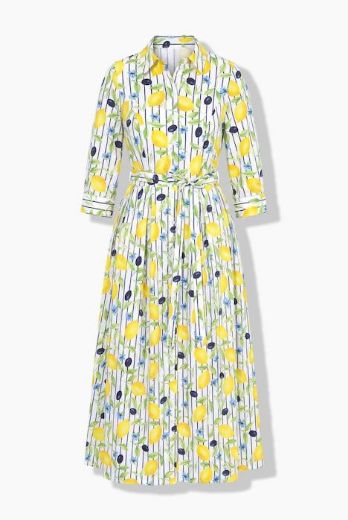 Plus size veliki brojevi Haljina maxi s kragnom rukavi 3/4 za punije