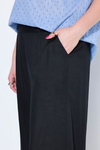 Plus size veliki brojevi Hlače skraćenih širokih nogavica za punije