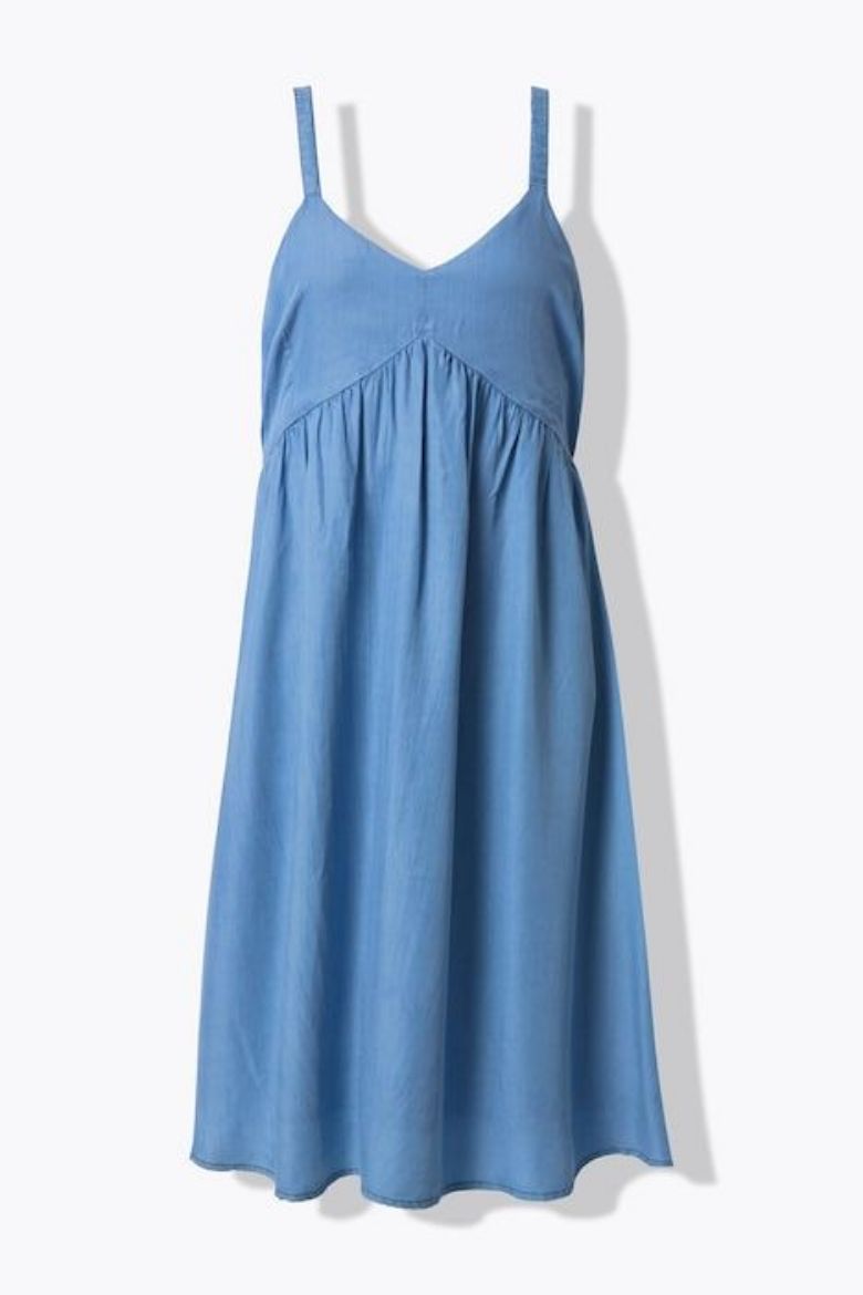 Plus size veliki brojevi Haljina midi A kroja za punije