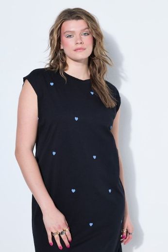 Plus size veliki brojevi Haljina midi bez rukava za punije