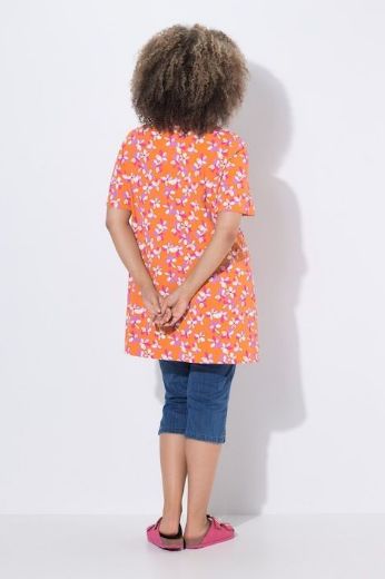 Plus size veliki brojevi Majica kratkih rukava dužeg kroja za punije