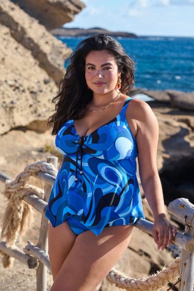 Veliki brojevi Kupaći kostim tankini moda za punije