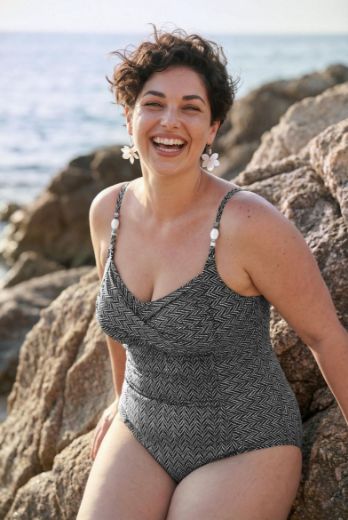 Plus size veliki brojevi Kupaći kostim jednodijelni mekanih košarica za punije