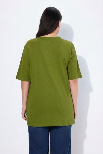 Plus size veliki brojevi Majica V izrez Basic za punije