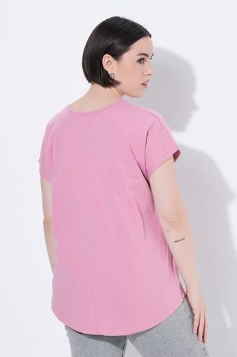 Plus size veliki brojevi Majica kratkih rukava okruglog izreza za punije