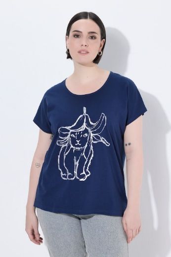 Plus size veliki brojevi Majica kratkih rukava okruglog izreza za punije
