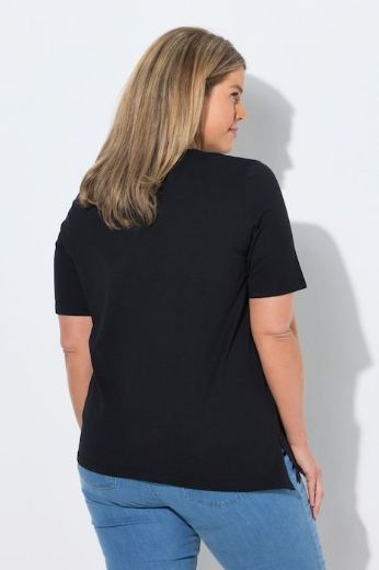 Plus size veliki brojevi Majica kratkih rukava V ovratnika za punije