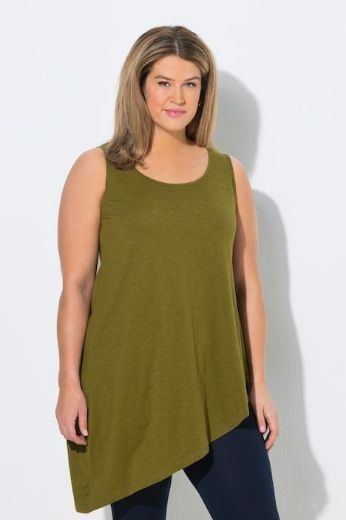 Plus size veliki brojevi Majica bez rukava A kroja za punije