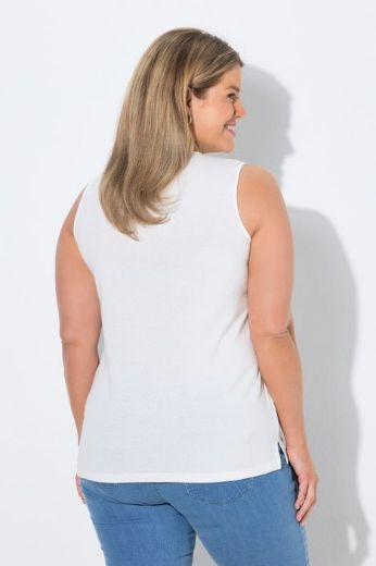 Plus size veliki brojevi Top rebrastog uzorka za punije