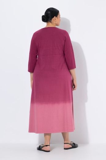 Plus size veliki brojevi Haljina maxi 3/4 rukava za punije