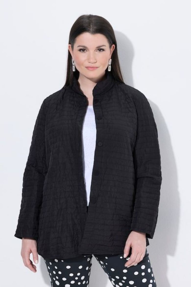 Plus size veliki brojevi Jakna prošivena A kroja za punije