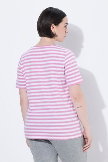 Plus size veliki brojevi Majica kratkih rukava V ovratnika za punije