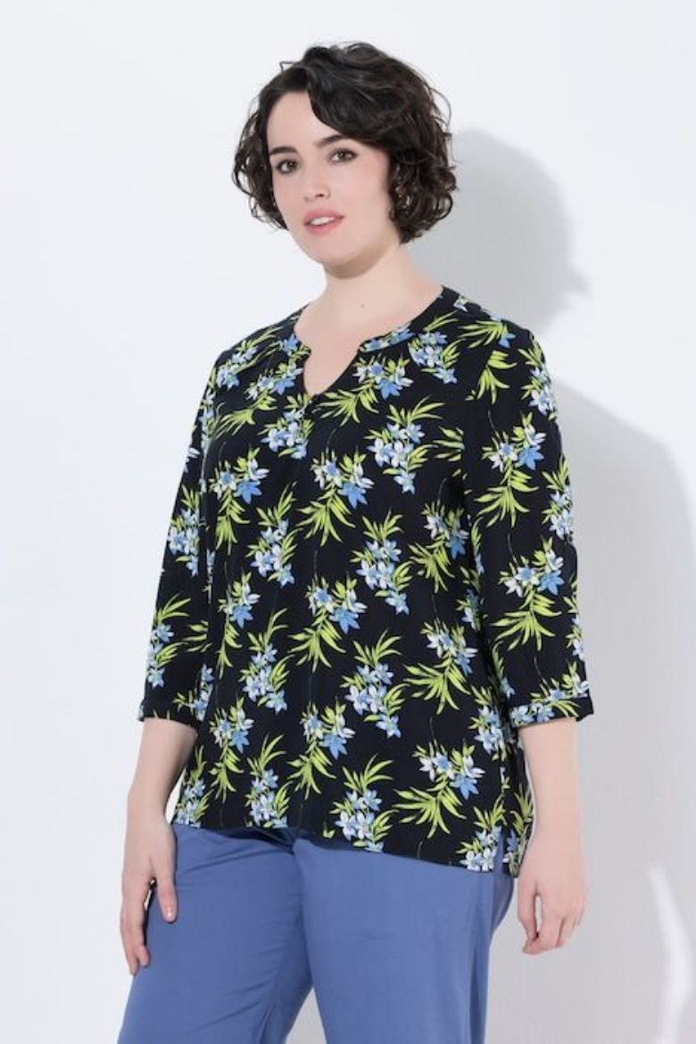 Plus size veliki brojevi Tunika 3/4 rukava za punije