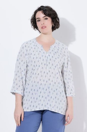 Plus size veliki brojevi Tunika 3/4 rukava za punije