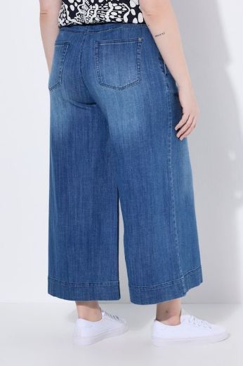 Plus size veliki brojevi Traperice širokih nogavica za punije