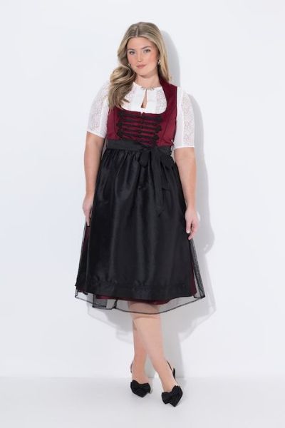 Veliki brojevi Haljina dirndl moda za punije