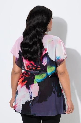 Plus size veliki brojevi Tunika kratkih rukava za punije