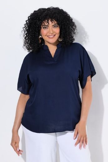 Plus size veliki brojevi Tunika dugih rukava kratkih rukava V izreza za punije