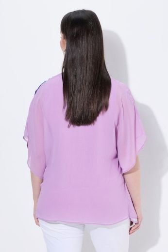 Plus size veliki brojevi Bluza 3/4 rukava V ovratnika za punije