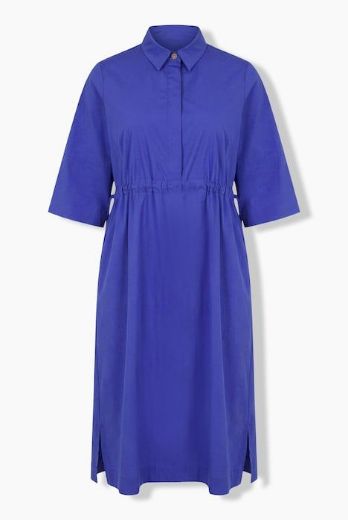 Plus size veliki brojevi Haljina midi 3/4 rukava A kroja za punije