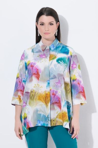 Veliki brojevi Bluza 3/4 rukava moda za punije