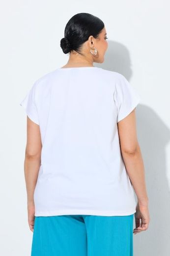 Plus size veliki brojevi Majica kratkih rukava okruglog ovratnika za punije