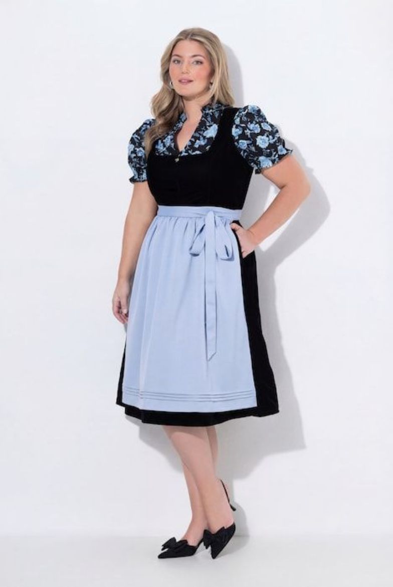 Plus size veliki brojevi Haljina dirndl za punije
