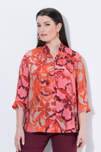 Veliki brojevi Bluza 3/4 rukava moda za punije