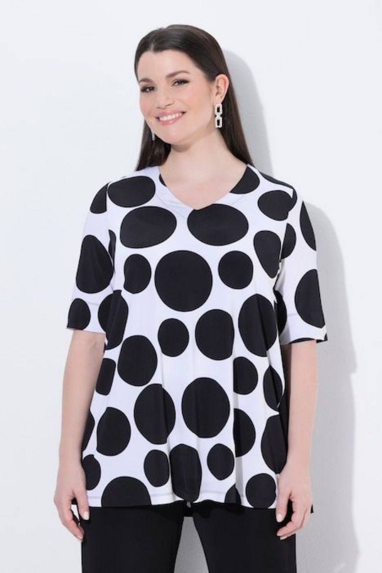 Plus size veliki brojevi Majica kratkih rukava A kroja za punije