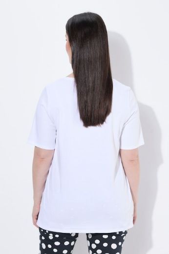 Plus size veliki brojevi Majica kratkih rukava A kroja za punije