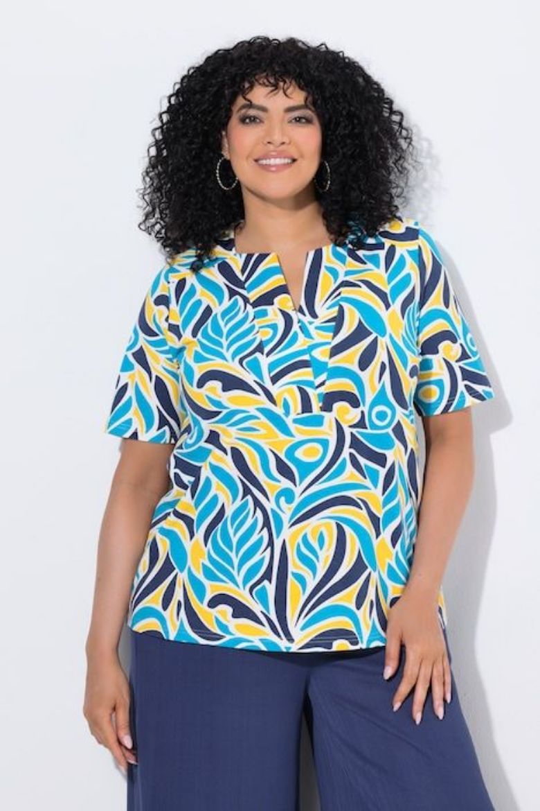 Plus size veliki brojevi Majica kratkih rukava A kroja za punije