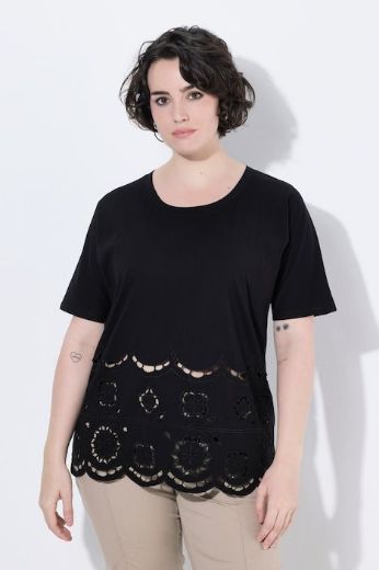Plus size veliki brojevi Majica kratkih rukava okruglog ovratnika za punije